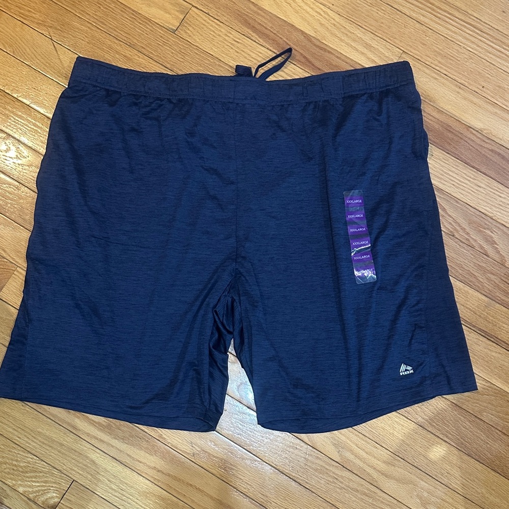 RBX Dark Blue Athletic Shorts for Men